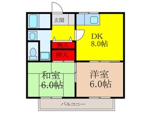 ﾜｲｽﾞﾍﾞﾙﾄﾞﾐ-ﾙの物件間取画像